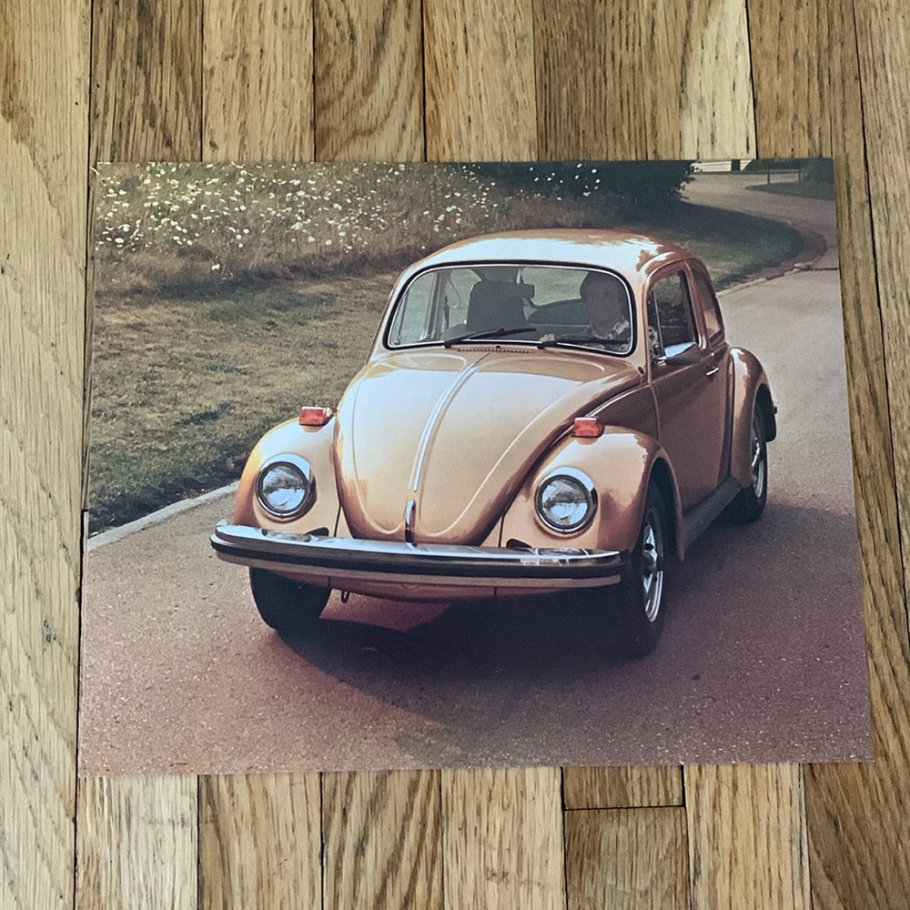 1976 VW Volkswagen Beetle Bug Vintage 1-page Car Sales Brochure Spec Sheet